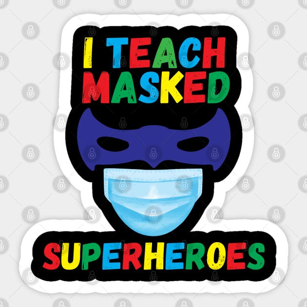 I Teach Masked Superheroes Back To School Sticker by Gaming champion